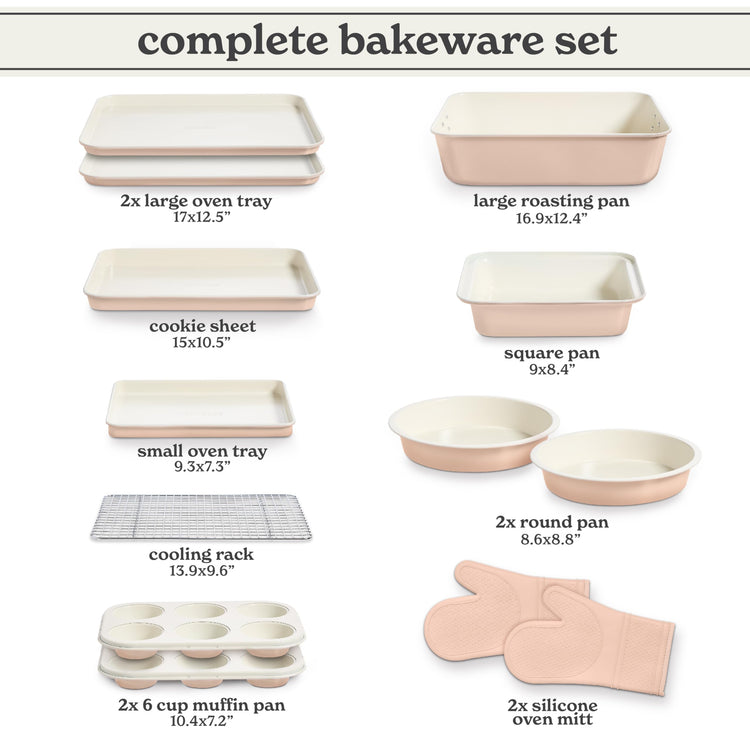 Nonstick Stackable Bakeware Set (13 Count)