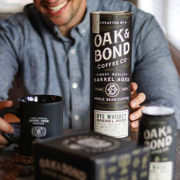 Rye Whiskey Barrel Aged Coffee (10 Ounce)