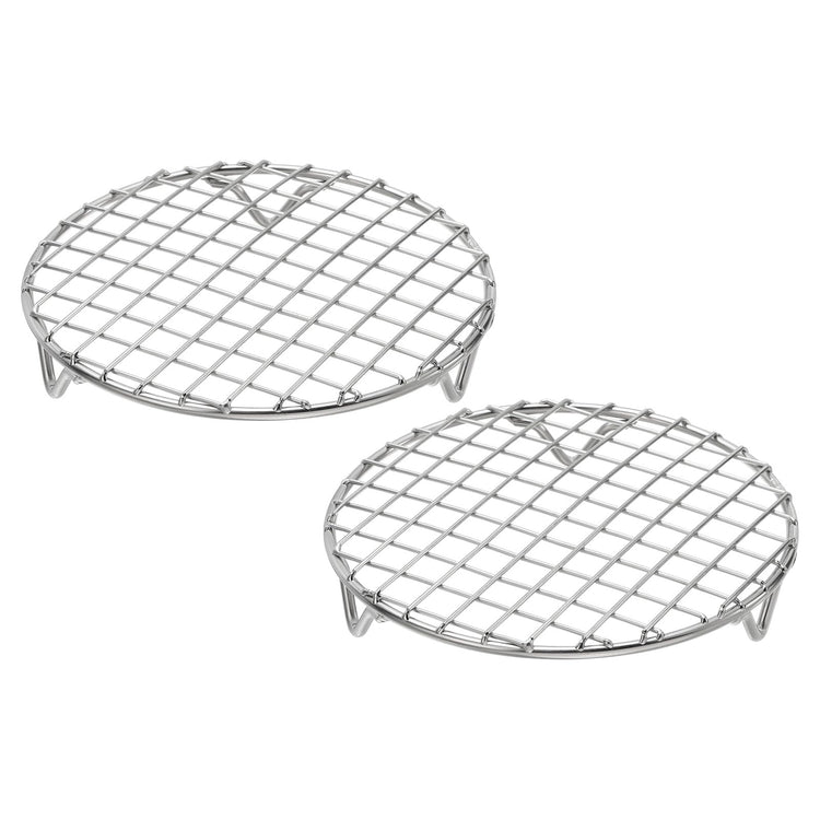 2 Pcs Round Cooking Rack with Legs (2 Count)
