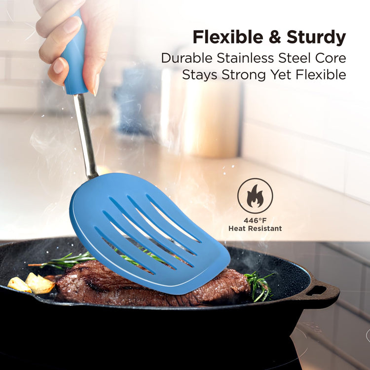 WaltzGrip Platinum Silicone Pancake Spatula Turner