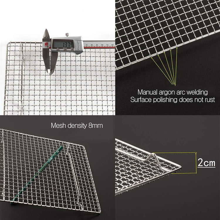 100% Stainless Steel Wire Cooling Rack Heavy Duty Roasting Rack for Baking Cooking Roasting Grilling By InBlossoms