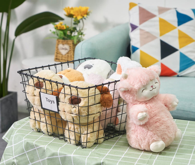 4 Pack【Large】 Wire Handmade Storage Basket for Organizing Household Goods