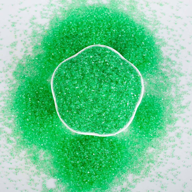 Green Sanding Sugar Sprinkles (3.2 Ounce)