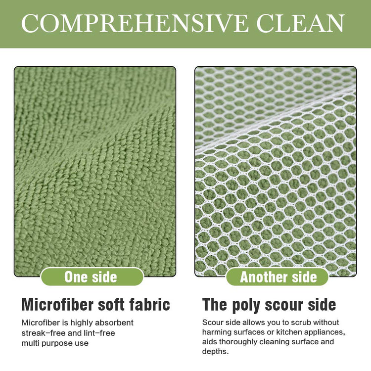 Dish Cloth for Washing Dishes Kitchen Washcloth Cleaning Cloth (5 Count)
