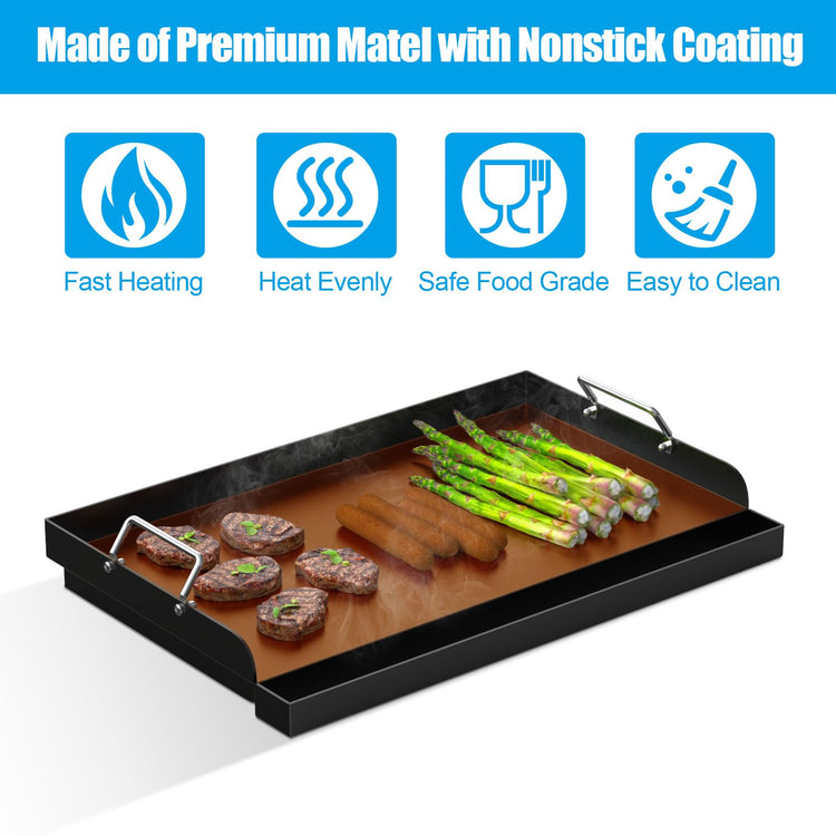 25x16''Universal Stovetop Griddle for Most GasStove