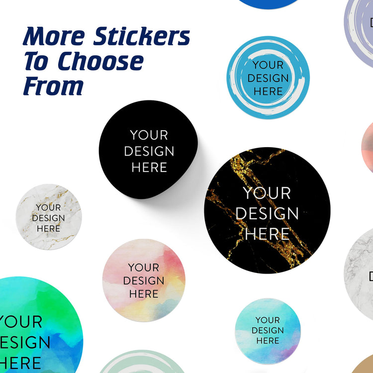 Custom Vinyl Stickers Your Image (100 Count)