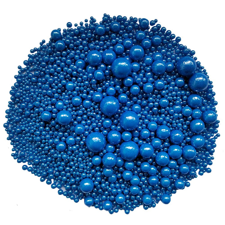 Edible Royal Blue Sugar Pearls Candy Sprinkles 120G (4.23 Ounce)