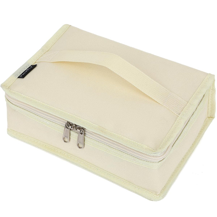 Small Insulated Lunch box Portable Soft Bag Mini Cooler Thermal Meal Tote Kit with Handle for Work & School