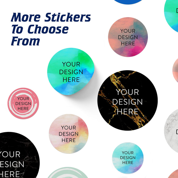 Custom Vinyl Stickers Your Image (100 Count)