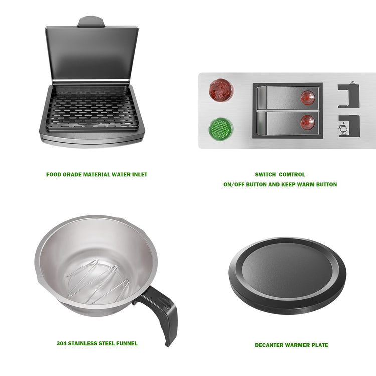 Dual Drip Commercial Coffee Maker