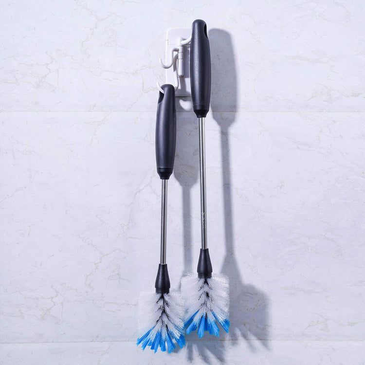 Stainless Steel Bottle Brush with Replaceable Head (2 Count)