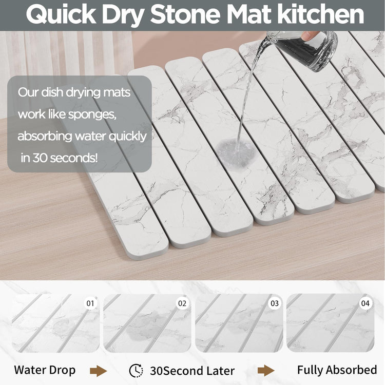 Stone Drying Mat for Kitchen Counter