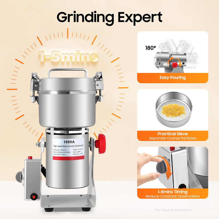 Electric Grain Mill Grinder