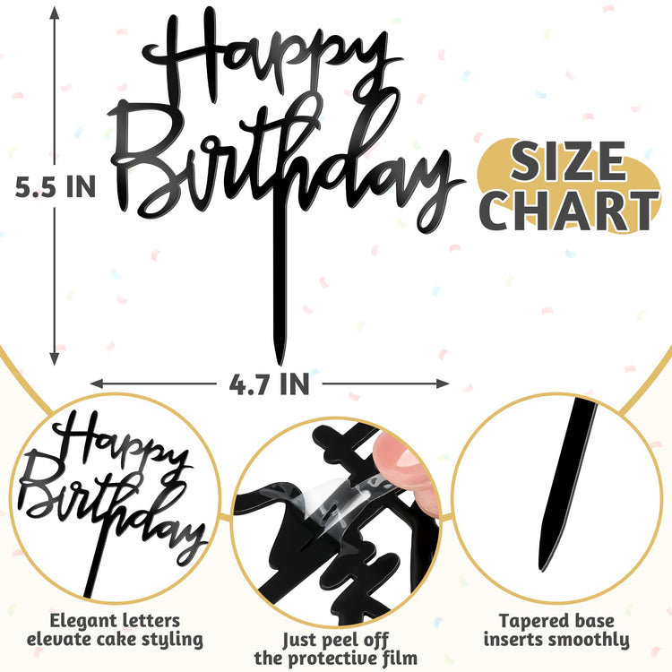 1PCS Acrylic Cake Topper