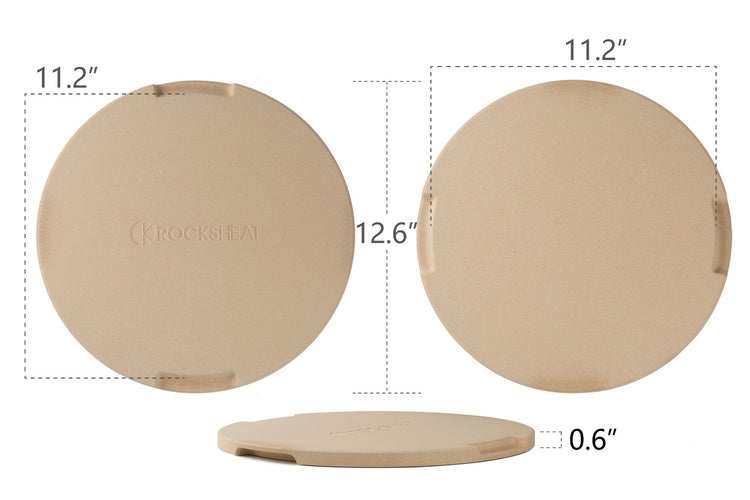 Pizza Stone 12.6in Round Baking & Grilling Stone