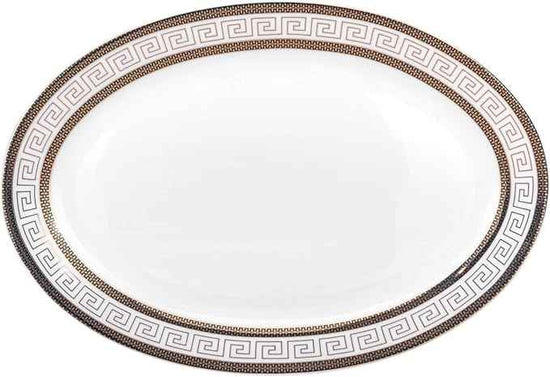 Euro Porcelain 57-pc Banquet Dinnerware Set, Luxury Tableware Dining Service for 8