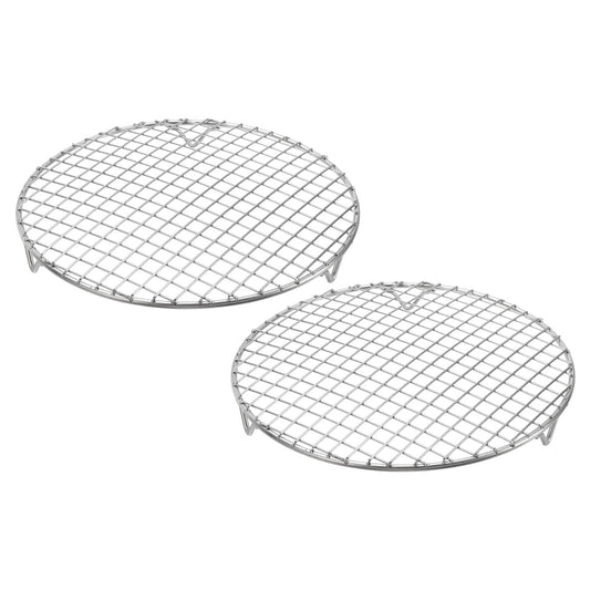 2 Pcs Round Cooking Rack with Legs (2 Count)