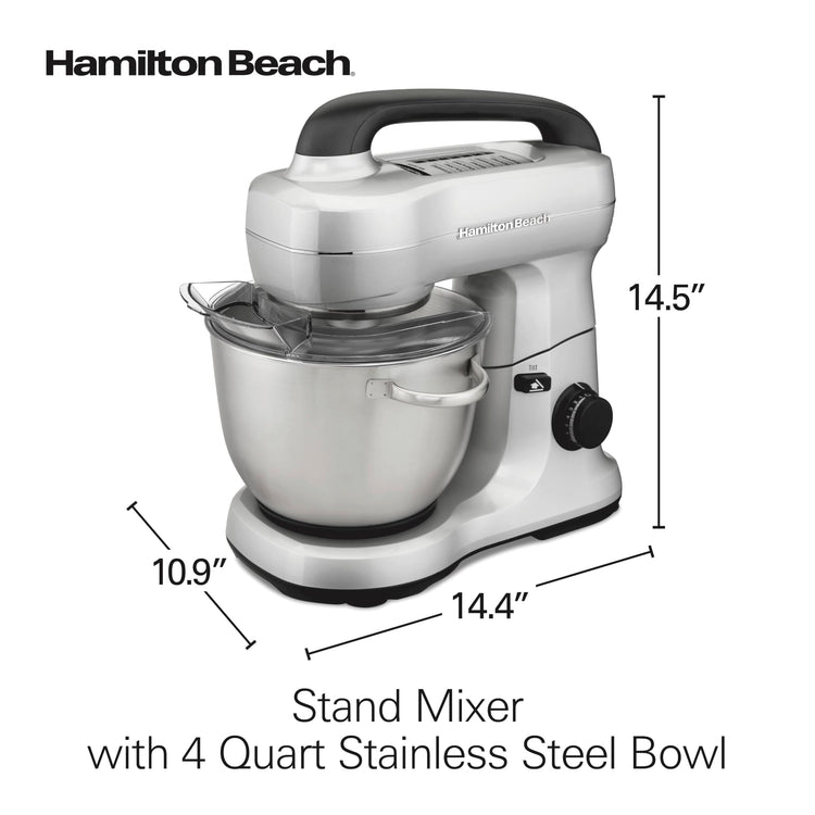 4 Qt Electric Stand Mixer With 7 Speeds