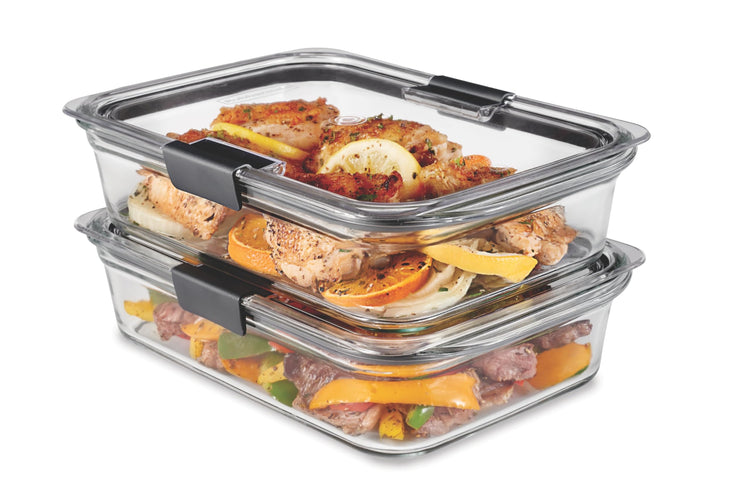Brilliance Glass Food Storage Containers (2 Count)