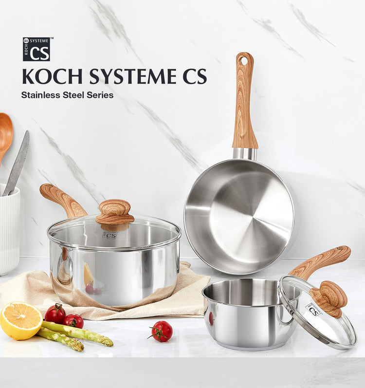 Stainless Steel Saucepan Set (4 Count)