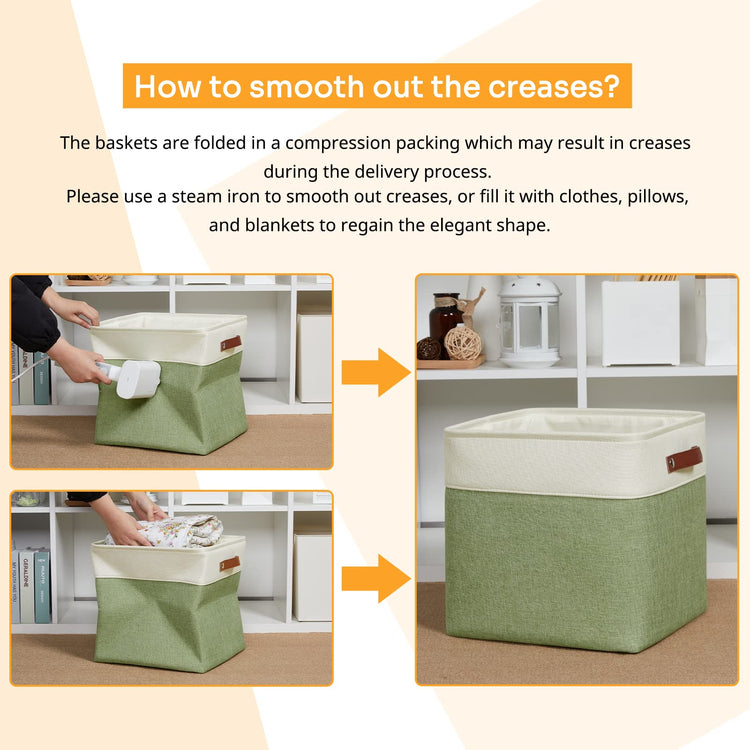 Storage Baskets for Organizing (4 Count)