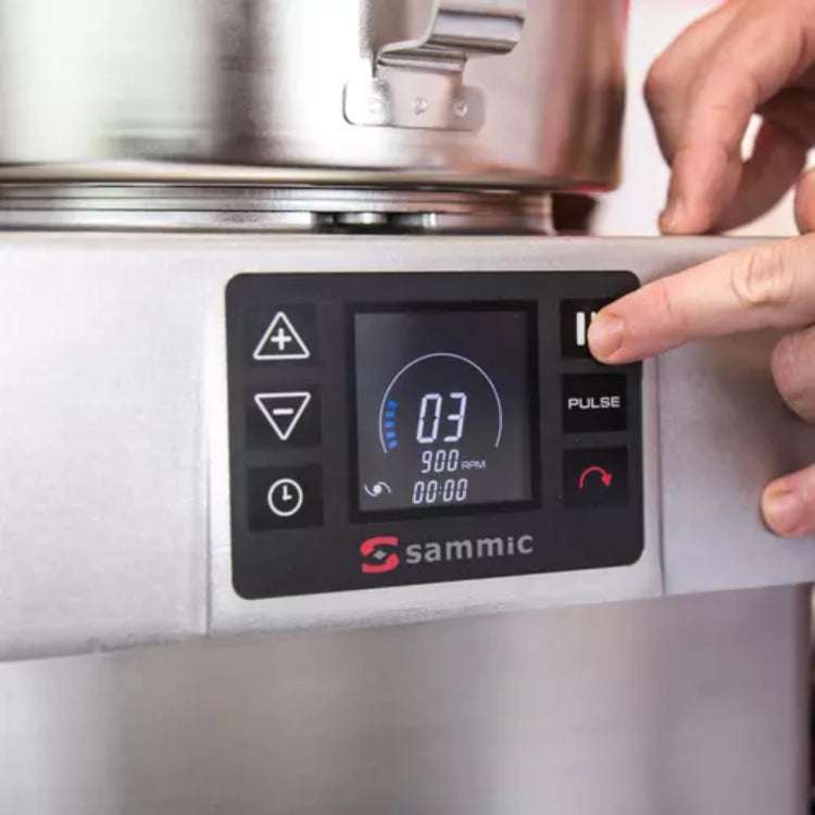 KE-8V (1050855) Food Processor Emulsifier, 8.5 Qt (8 L) Stainless Steel Bowl, Variable 10-Speed 300-3000 RPM, Reverse Function, Digital Control, Cut and Mix Scraper, 3 HP, Countertop Electric
