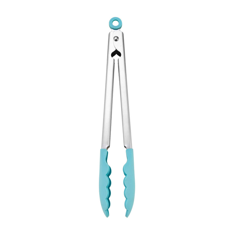 Silicone Tipped Stainless Steel Tongs