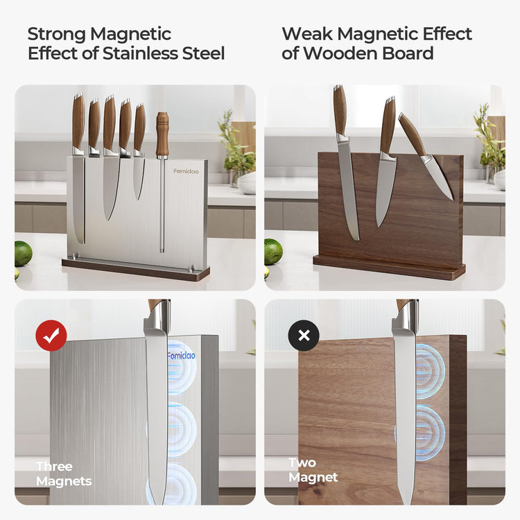 Magnetic Knife Block