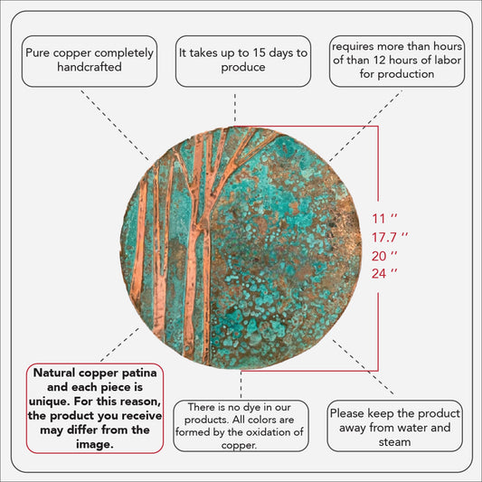 Handmade Copper Wall Art for Home