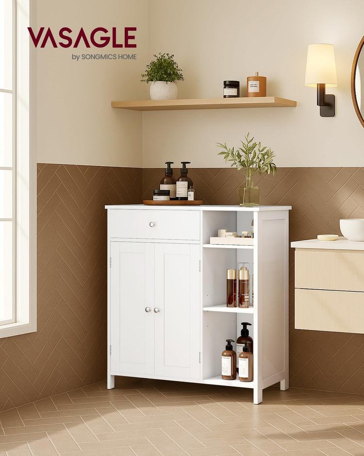 Floor Storage Cabinet with Drawer