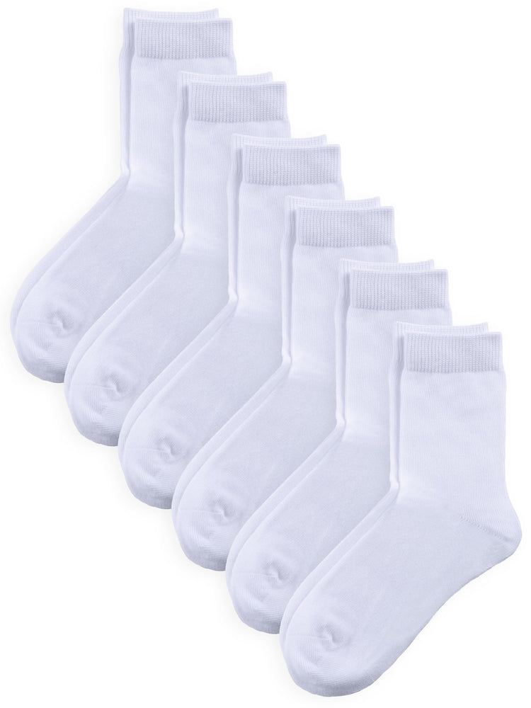 Unisex Kids Boys Girls Soft Cotton School Socks 4 (6 Count)