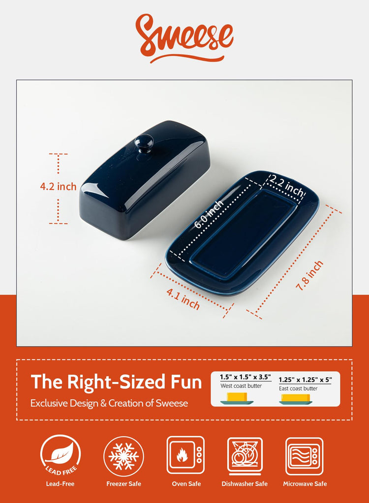 Butter Dish with Lid