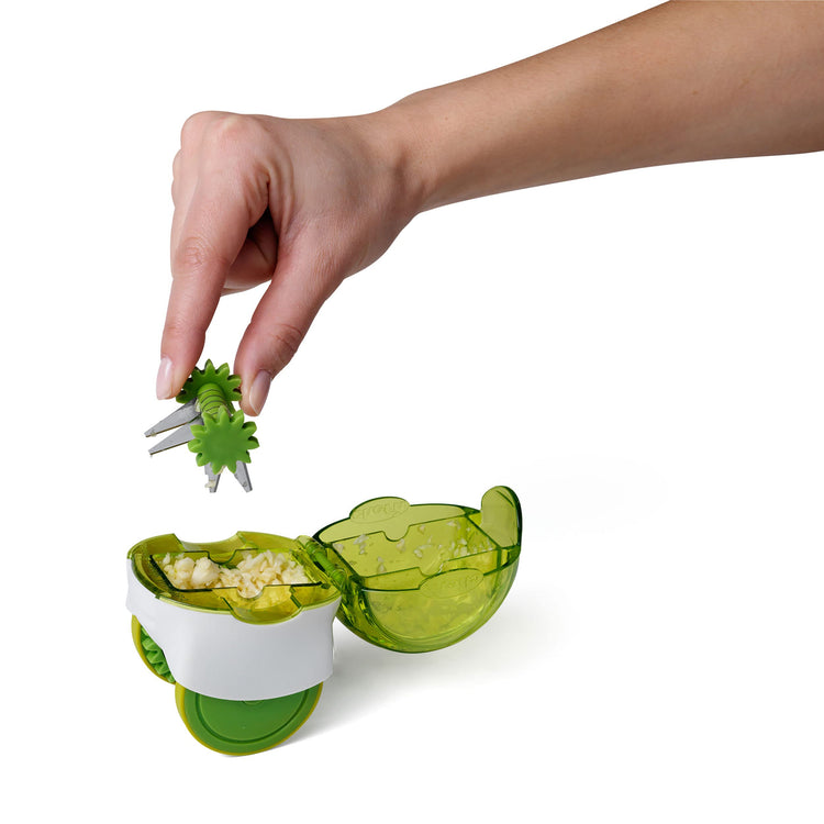 102-663-011 GarlicZoom Garlic Chopper, XL, Green