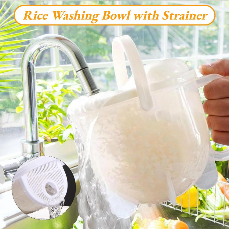 Rice Washer Strainer Bowl