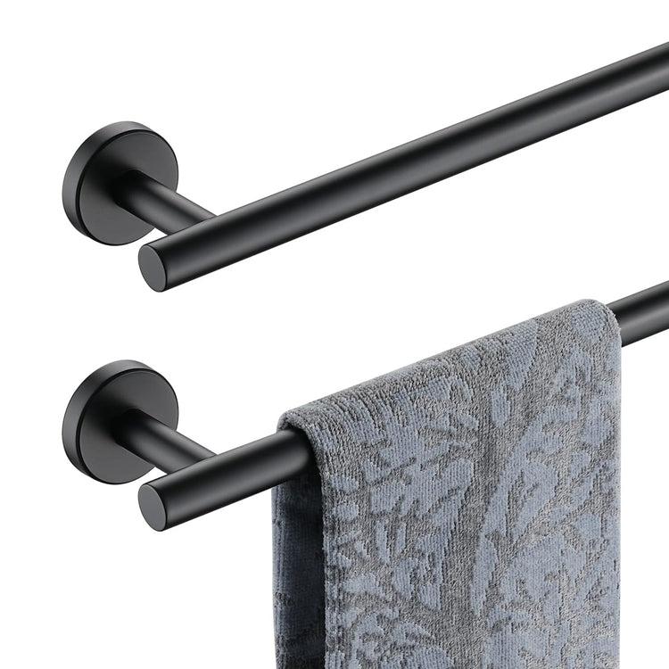Black Bath Towel Bar (2 Count)