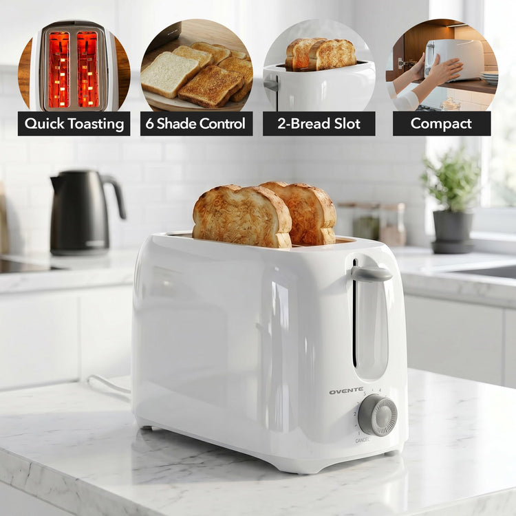 Electric 2 Slice Toaster Machine 6