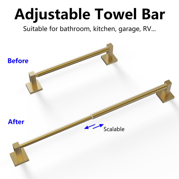 Towel Bar Towel Racks for Bathroom Wall Mounted