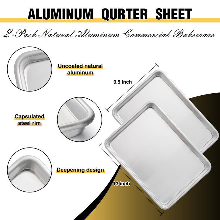 Commercial Quality Baking Sheet Pan Set