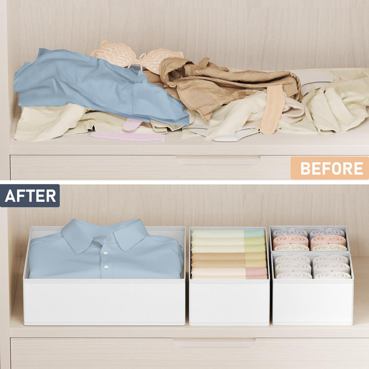 Drawer Organizer Clothes 24 Pack (8 Count)