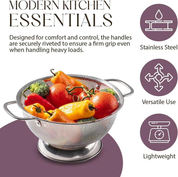 Stainless Steel Colander for Kitchen