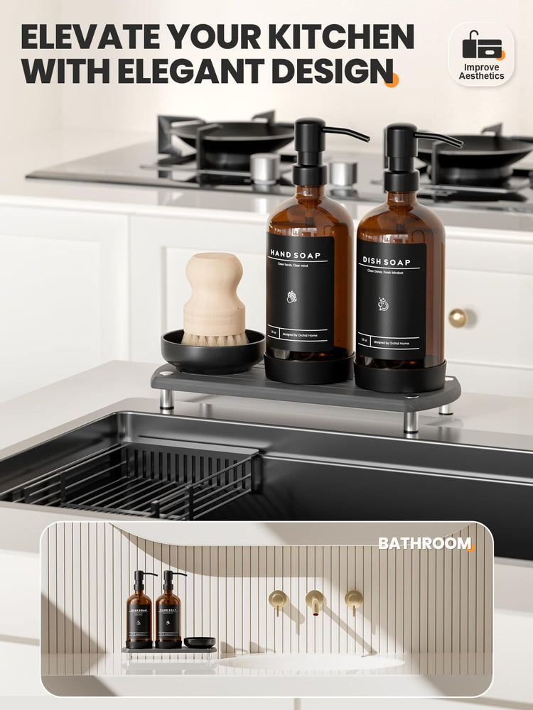 Luxury] Kitchen Soap Dispenser Set