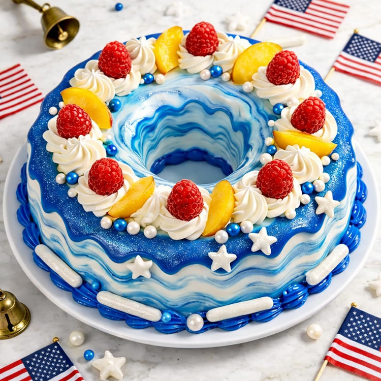 Patriotic Edible Navy Blue Pearl Sugar Sprinkles (4.5 Ounce)
