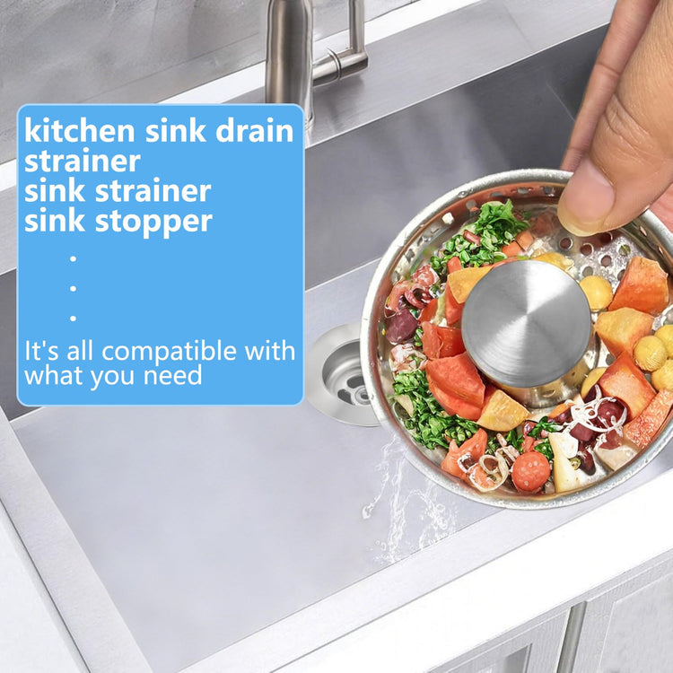 Kitchen Sink Drain Strainer for 3