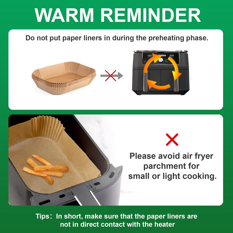 Air Fryer Disposable Paper Liner for Ninja Air Fryer Pro AF141 (125 Count)