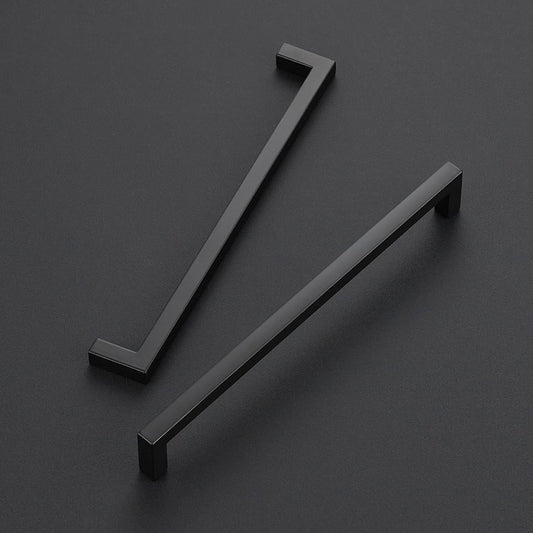 Ravinte 30 Pack Solid 7-1/2 Inch Center to Center Slim Square Bar Drawer Handles Kitchen Cabinet Handles Black Drawer Pulls Kitchen Cabinet Hardware Kitchen Handles Matte Black Cabinet Pulls