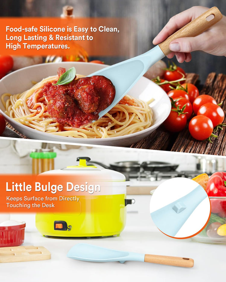 Cooking Spoon and Rice Scooper for Nonstick Cookware
