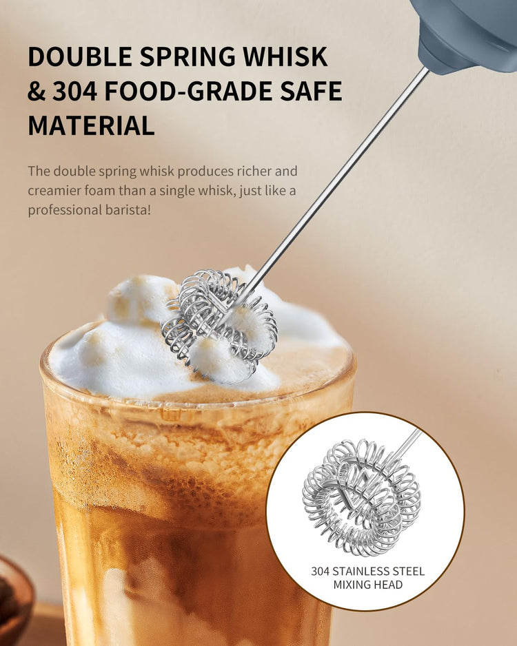 Rechargeable Milk Frother Handheld