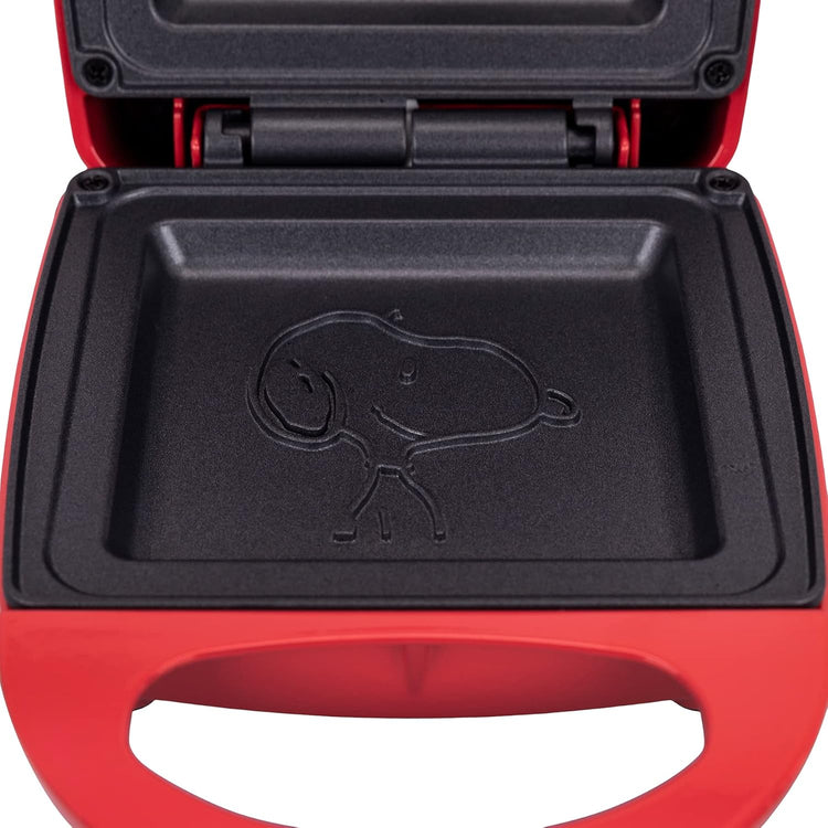 Uncanny Brands Peanuts Snoopy Single Sandwich Maker - Peanuts Kitchen Appliance