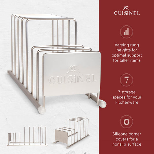 Lid and Dish Organizer Rack