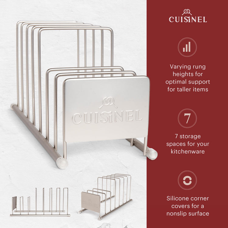 Lid and Dish Organizer Rack